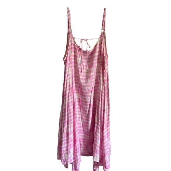Torrid Pink Tie-Dye Challis Handkerchief Dress 0 - Picture 11 of 11